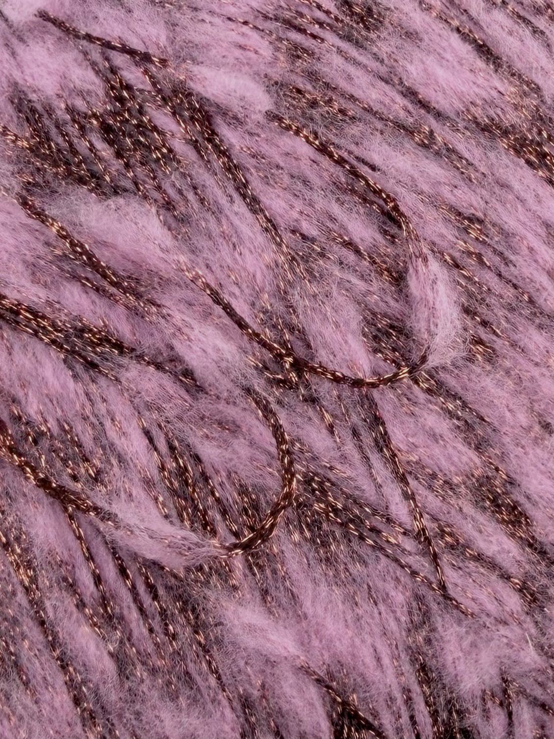 DI.VE Sfavilla Nm 4500 – Fantasiegarn aus Merinowolle Extrafine  col. Lavendel, Altrosa und Flieder